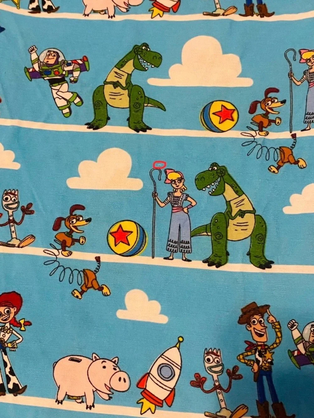 Little Sleepies Bright Blue Toy Story Pajama Set